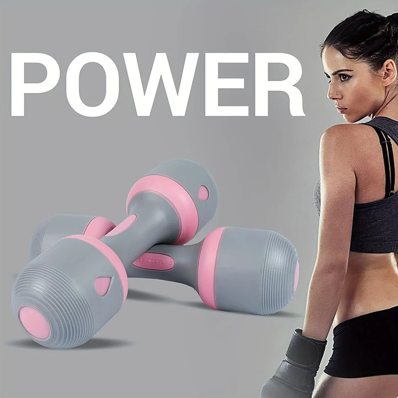 New Model Adjustable Non-Slip Dumbbell Home Fitness Gym Exercise Equipment 2/4kg Weight For Versatile Strength Training
