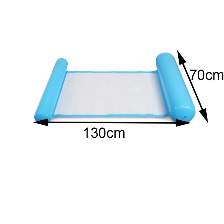 New Water Hammock Recliner Inflatable Floating Swimming Mattress Sea Swimming Ring Pool Party Toy Lounge Bed For Swimming