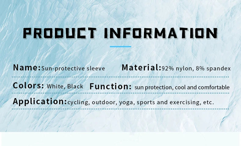 X-TIGER Cycling Arm Sleeves Ice Fabric Anti-UV Sunscreen Running Cycling Sleeve Outdoor Sport Cycling Arm Warmers Men Women