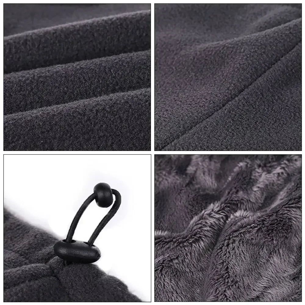 Winter Neck Warmer Thermal Fleece Ski Mask Thick Tube Gaiter Face Scarf Windproof Men Women Bandana Cycling Outdoor Headband