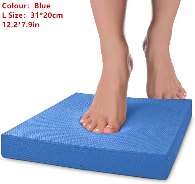 Soft Balance Pad TPE Yoga Mat Foam Exercise Pad Thick Balance Cushion Fitness Yoga Pilates Balance Board for Physical Therapy