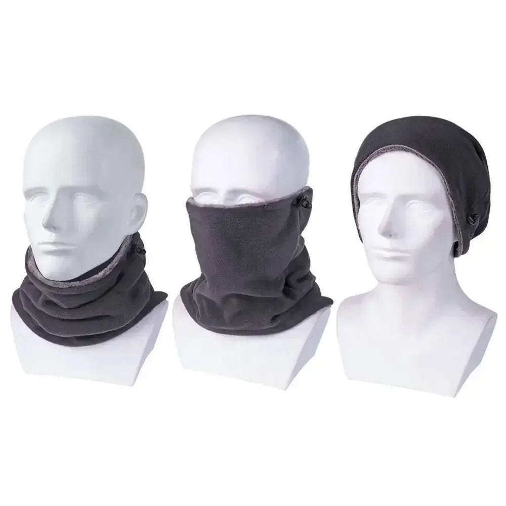 Winter Neck Warmer Thermal Fleece Ski Mask Thick Tube Gaiter Face Scarf Windproof Men Women Bandana Cycling Outdoor Headband