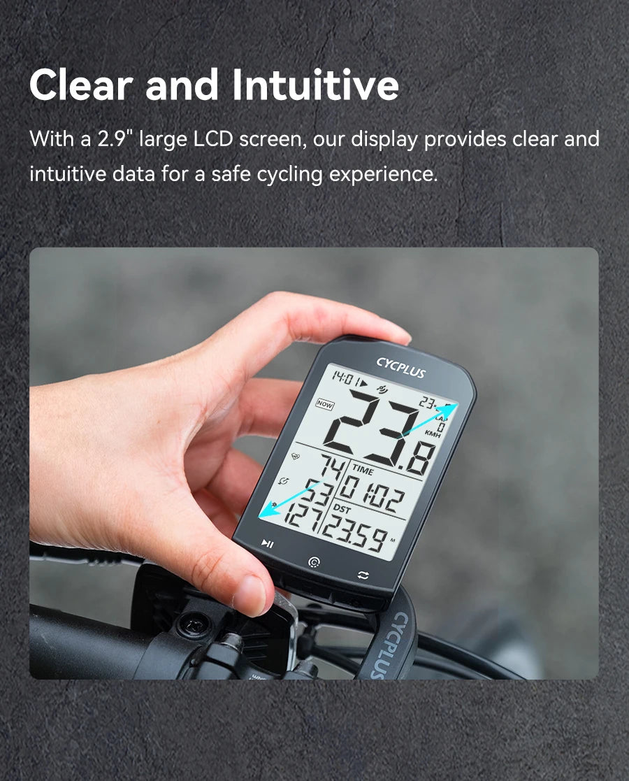 GPS Bike Computer Wireless CYCPLUS M1 Waterproof Speedometer Odometer ANT+ Bluetooth5.0 Cycling Bicycle Accessories