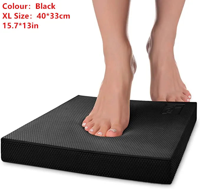 Soft Balance Pad TPE Yoga Mat Foam Exercise Pad Thick Balance Cushion Fitness Yoga Pilates Balance Board for Physical Therapy