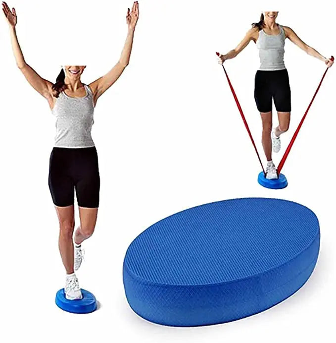 Soft Balance Pad TPE Yoga Mat Foam Exercise Pad Thick Balance Cushion Fitness Yoga Pilates Balance Board for Physical Therapy
