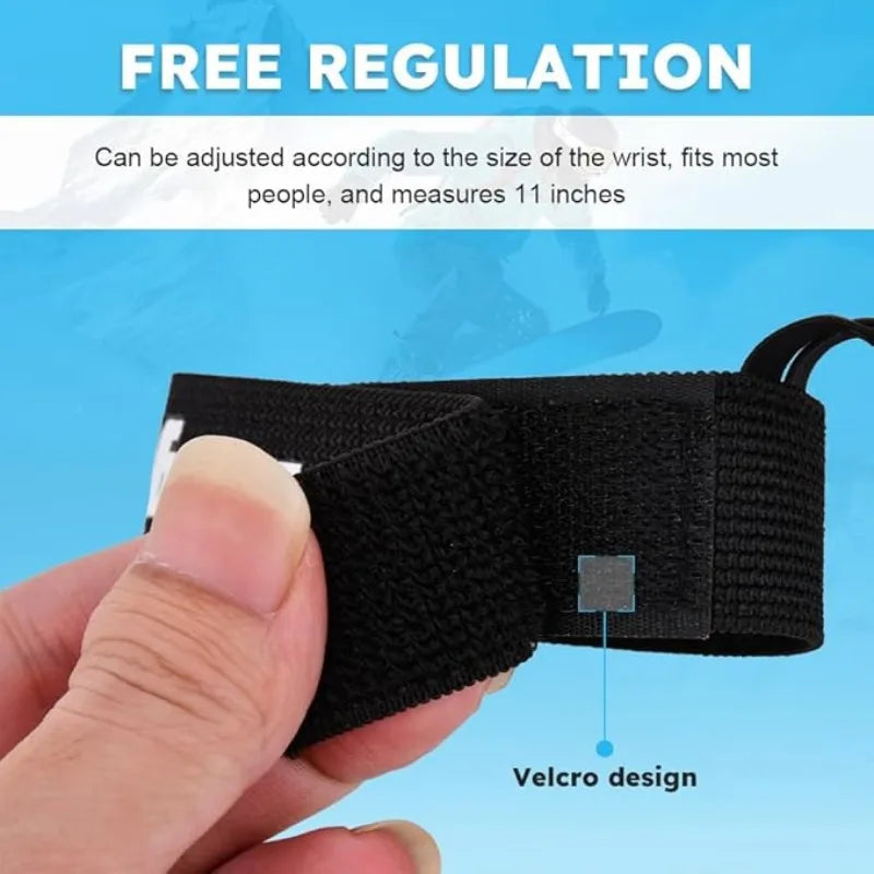 Elastic Wrist Straps for Ski and Snowboard Gloves Adjustable Ski Glove Lead for Men and Women Sport Skiing Glove Safet-y Strap