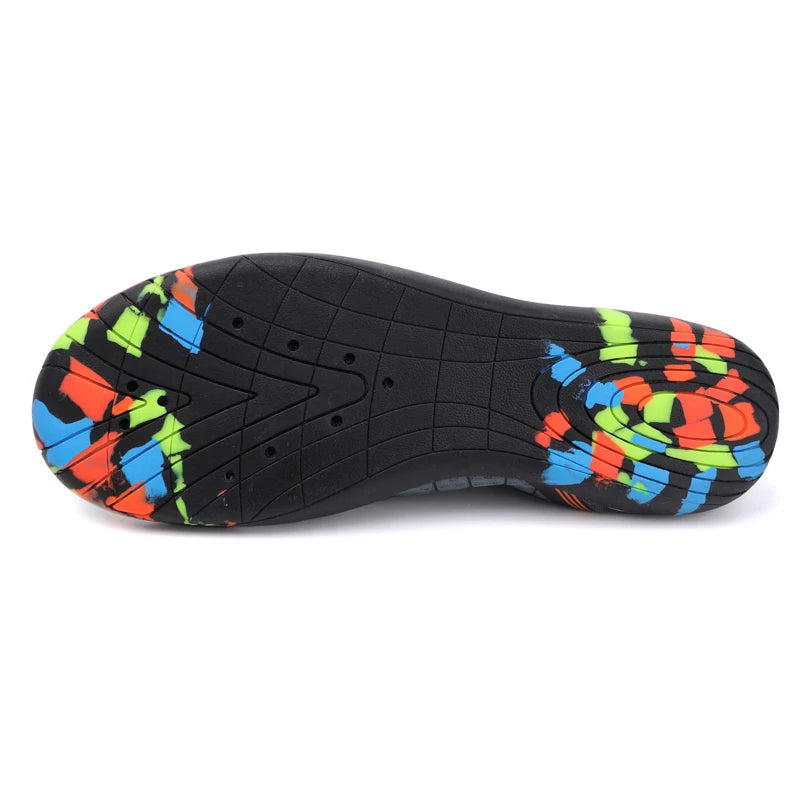 Mens Water Shoes Unisex Beach Sneaker Man Quick-Dry Aqua Socks Pool Shoes Wading Aerobics Barefoot Shoes