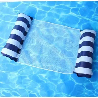 New Water Hammock Recliner Inflatable Floating Swimming Mattress Sea Swimming Ring Pool Party Toy Lounge Bed For Swimming