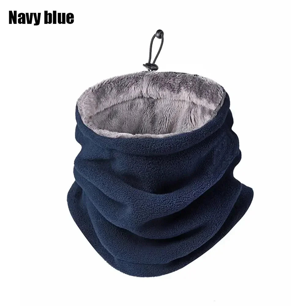 Winter Neck Warmer Thermal Fleece Ski Mask Thick Tube Gaiter Face Scarf Windproof Men Women Bandana Cycling Outdoor Headband