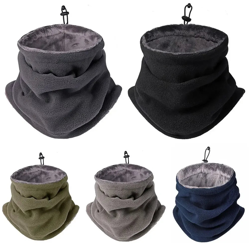 Winter Neck Warmer Thermal Fleece Ski Mask Thick Tube Gaiter Face Scarf Windproof Men Women Bandana Cycling Outdoor Headband