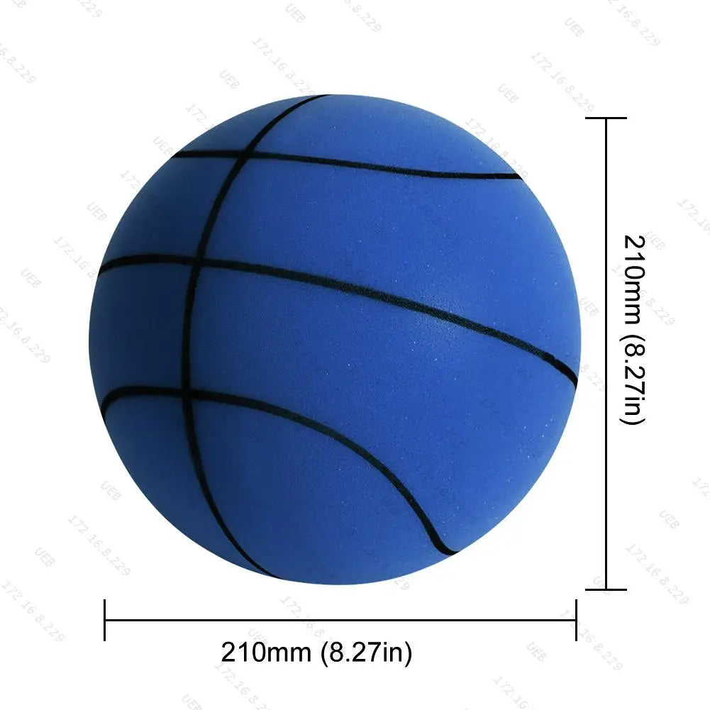 Kids Bouncing Mute Silent Basketball Squeezable Mute Bouncing Basketball Indoor Silent Ball Foam Basketball Bounce Football
