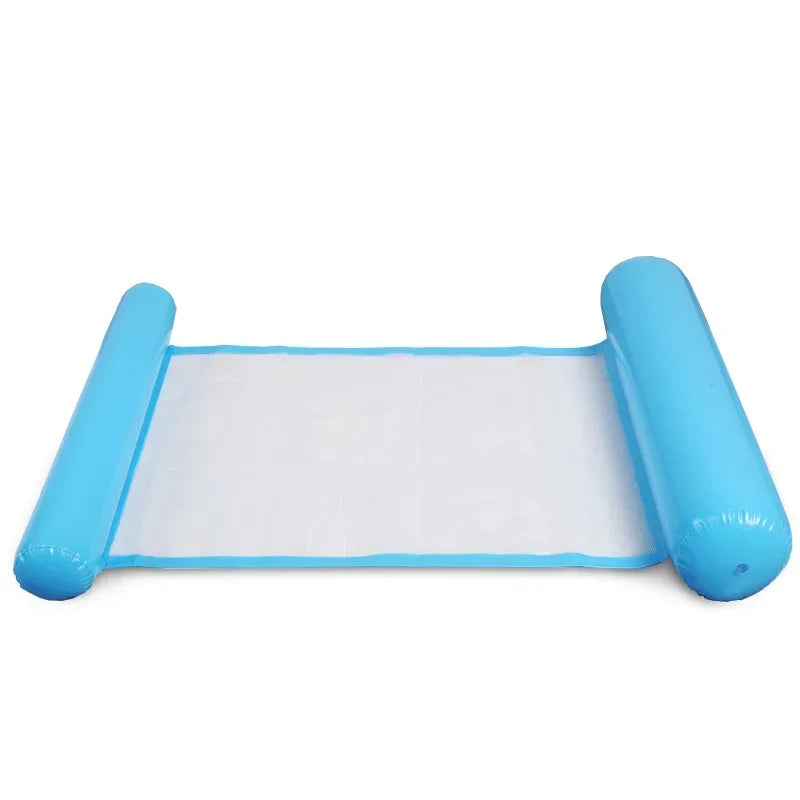 New Water Hammock Recliner Inflatable Floating Swimming Mattress Sea Swimming Ring Pool Party Toy Lounge Bed For Swimming
