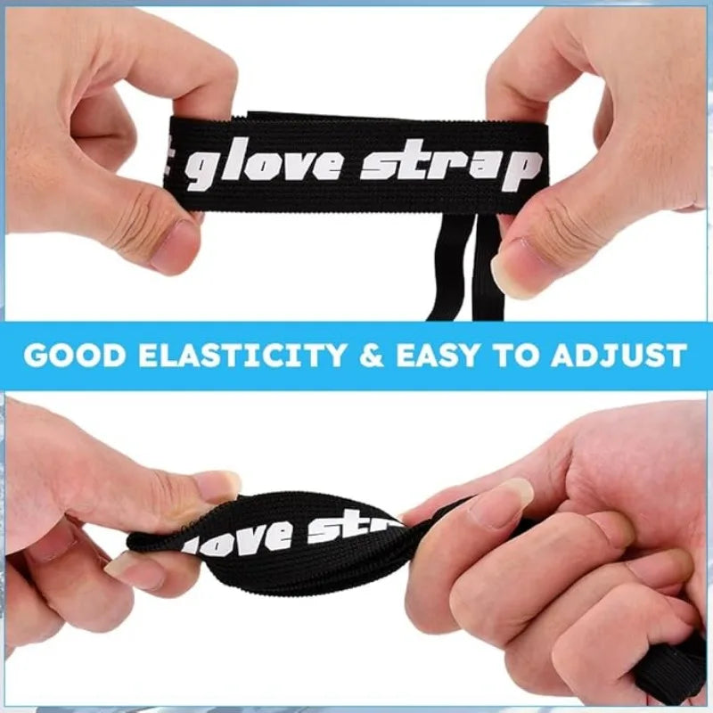 Elastic Wrist Straps for Ski and Snowboard Gloves Adjustable Ski Glove Lead for Men and Women Sport Skiing Glove Safet-y Strap