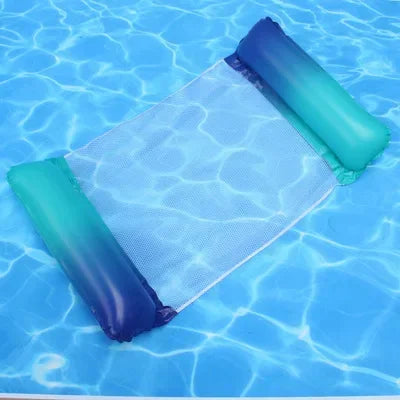 New Water Hammock Recliner Inflatable Floating Swimming Mattress Sea Swimming Ring Pool Party Toy Lounge Bed For Swimming