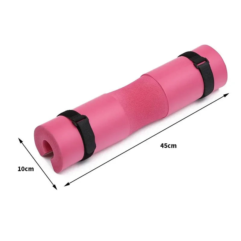 Fitness Weightlifting Squat Foam Neck Guard Barbell Sleeve Sports Dumbbell Bar Shoulder Back Protective Pad With Strap For Gym