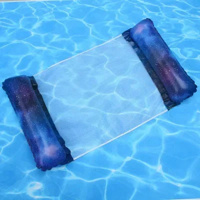 New Water Hammock Recliner Inflatable Floating Swimming Mattress Sea Swimming Ring Pool Party Toy Lounge Bed For Swimming