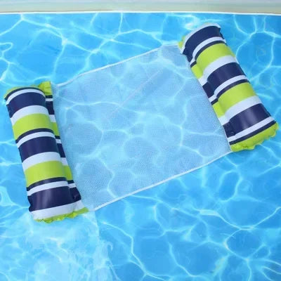 New Water Hammock Recliner Inflatable Floating Swimming Mattress Sea Swimming Ring Pool Party Toy Lounge Bed For Swimming