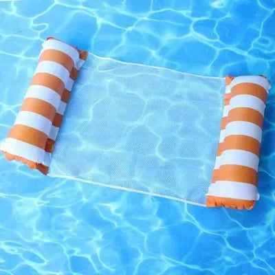 New Water Hammock Recliner Inflatable Floating Swimming Mattress Sea Swimming Ring Pool Party Toy Lounge Bed For Swimming