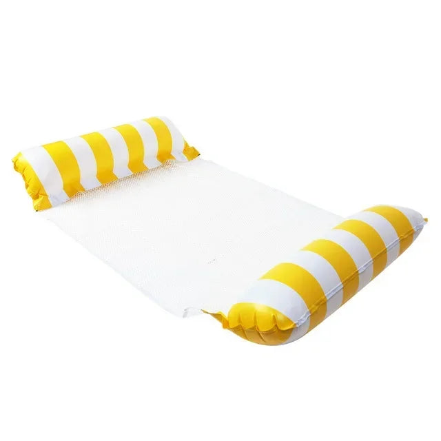 New Water Hammock Recliner Inflatable Floating Swimming Mattress Sea Swimming Ring Pool Party Toy Lounge Bed For Swimming