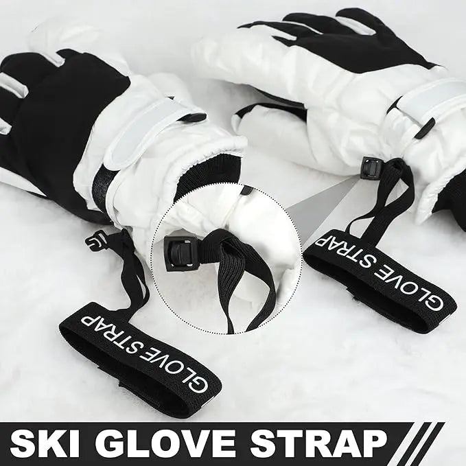 Elastic Wrist Straps for Ski and Snowboard Gloves Adjustable Ski Glove Lead for Men and Women Sport Skiing Glove Safet-y Strap