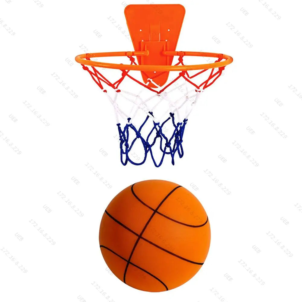 Kids Bouncing Mute Silent Basketball Squeezable Mute Bouncing Basketball Indoor Silent Ball Foam Basketball Bounce Football