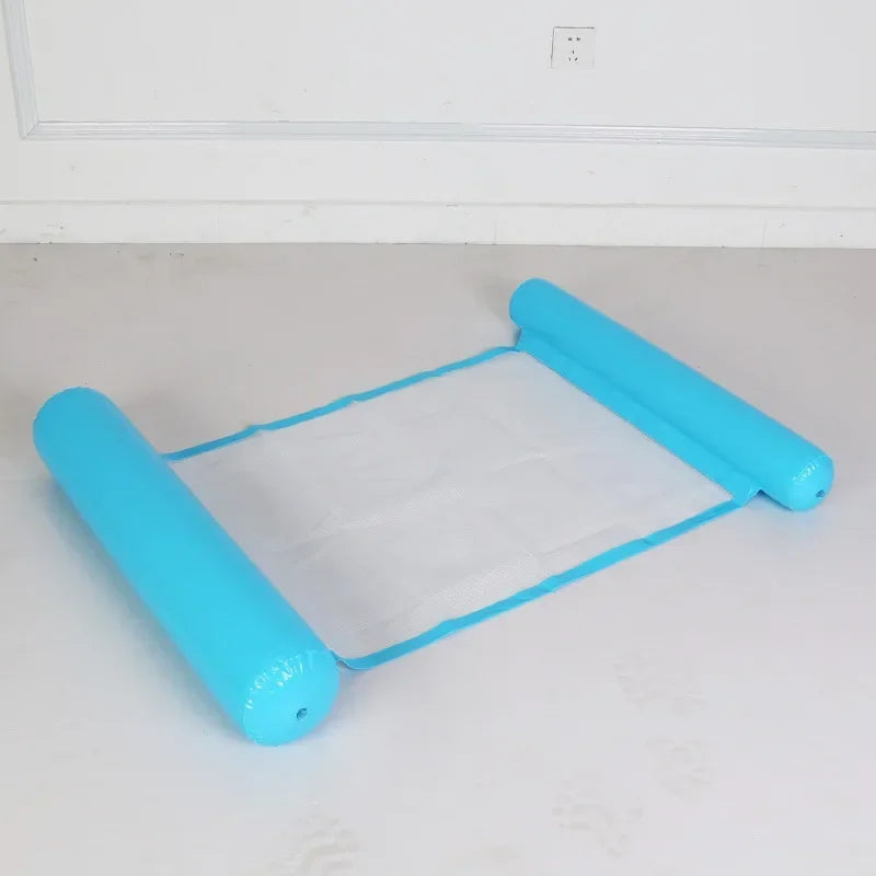 New Water Hammock Recliner Inflatable Floating Swimming Mattress Sea Swimming Ring Pool Party Toy Lounge Bed For Swimming