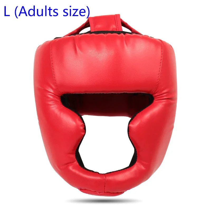 Kids Boxing Headgear Men Women Karate Muay Thai Head Protector Boxing Safety Helmet MMA Fighting Adult Child Taekwondo Equipment