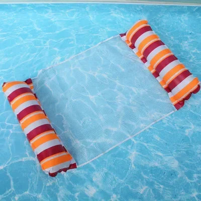New Water Hammock Recliner Inflatable Floating Swimming Mattress Sea Swimming Ring Pool Party Toy Lounge Bed For Swimming