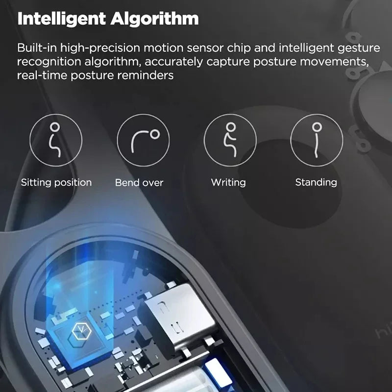 Hipee Intelligent Posture Correction Device Smart Reminder Correct Posture Wear Back Posture Training Monitoring Corrector Adult