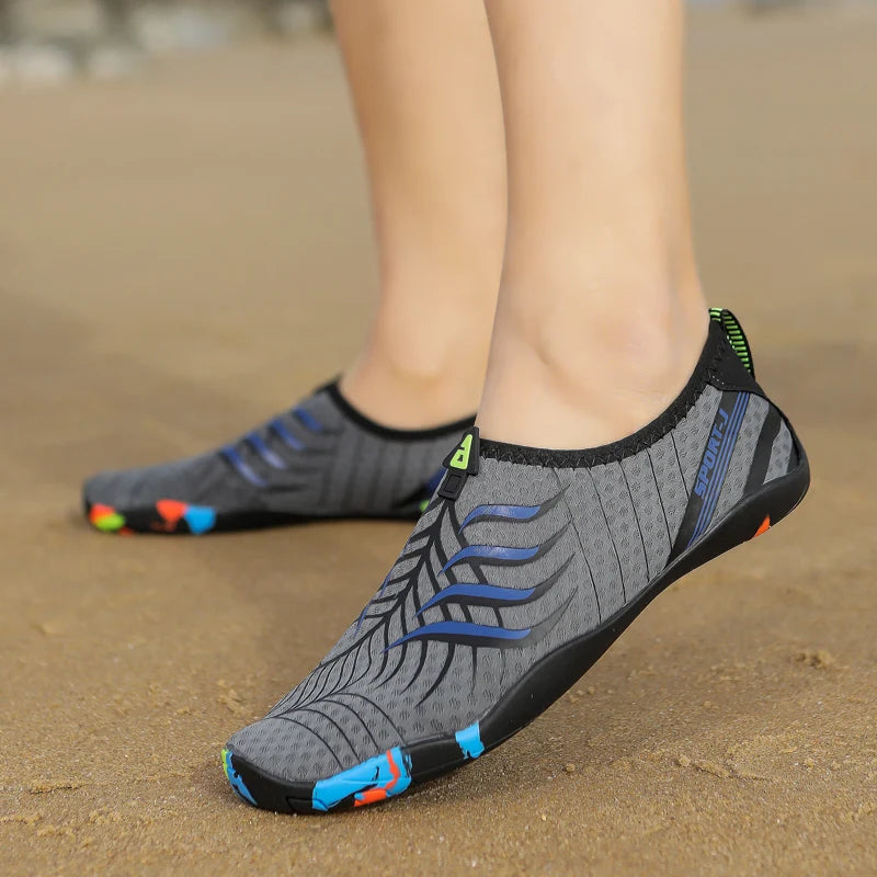 Mens Water Shoes Unisex Beach Sneaker Man Quick-Dry Aqua Socks Pool Shoes Wading Aerobics Barefoot Shoes