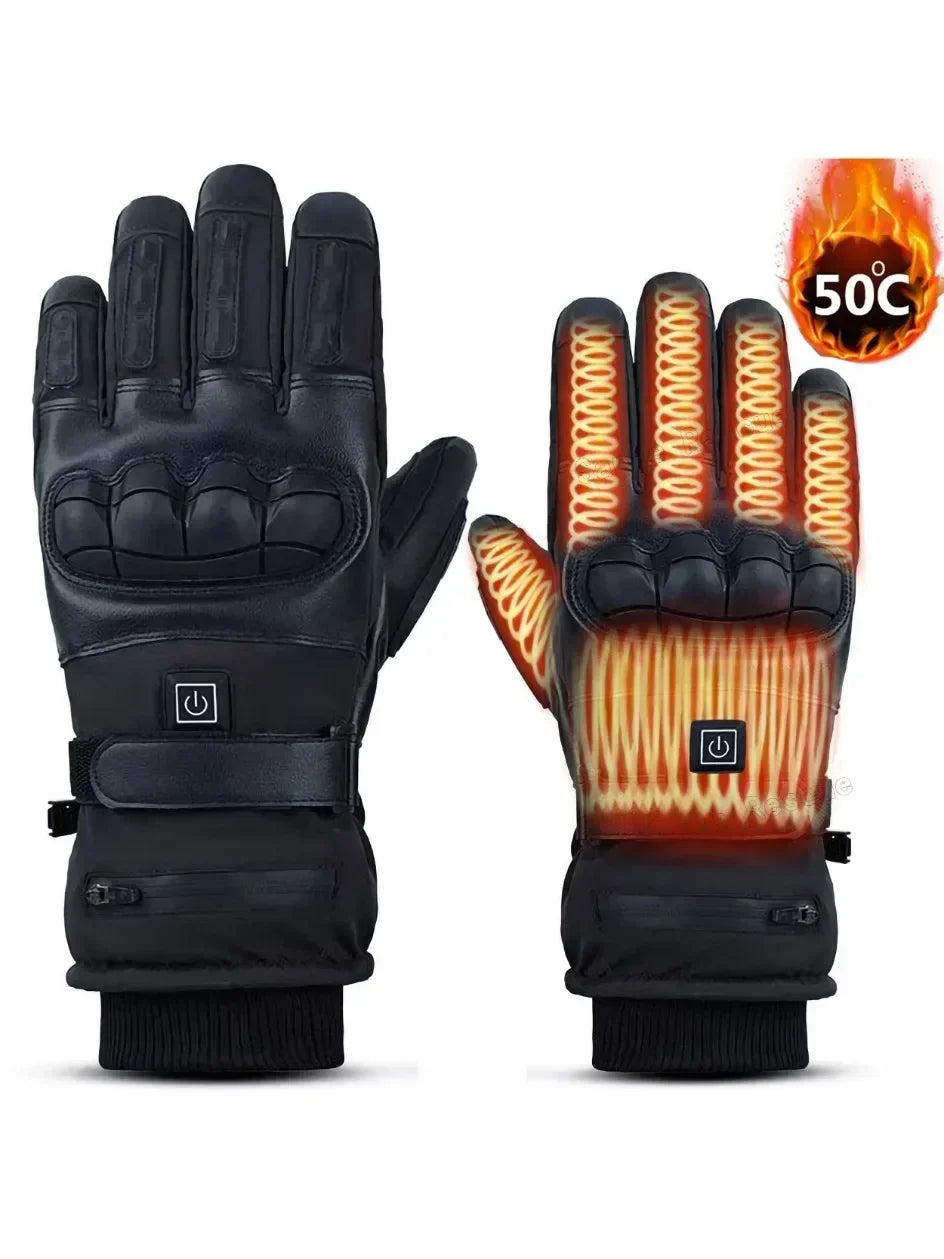 heated Tatical Glove Motorcycle Gloves Man Bicycle Supplies for You Automobiles and Motorcycles Bike Accessories Men's Cycling
