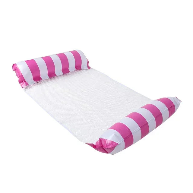New Water Hammock Recliner Inflatable Floating Swimming Mattress Sea Swimming Ring Pool Party Toy Lounge Bed For Swimming