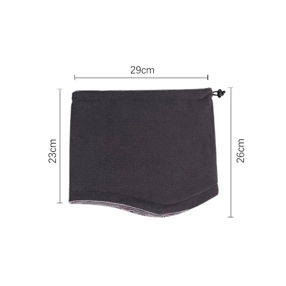 Winter Neck Warmer Thermal Fleece Ski Mask Thick Tube Gaiter Face Scarf Windproof Men Women Bandana Cycling Outdoor Headband