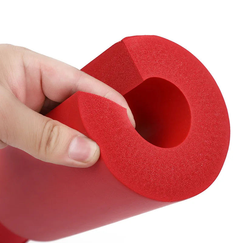 Fitness Weightlifting Squat Foam Neck Guard Barbell Sleeve Sports Dumbbell Bar Shoulder Back Protective Pad With Strap For Gym