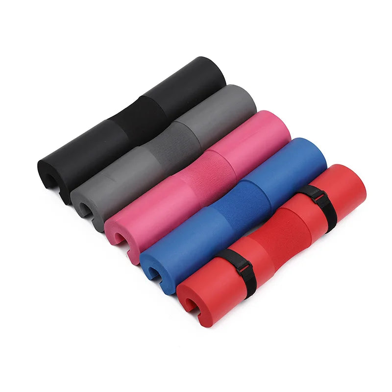 Fitness Weightlifting Squat Foam Neck Guard Barbell Sleeve Sports Dumbbell Bar Shoulder Back Protective Pad With Strap For Gym