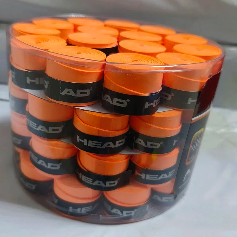 24 Pieces Original HEAD Tennis Overgrips Anti Slip Racket Sweatband Grips Padel Shock Absorption Grip Tape Training Accessories