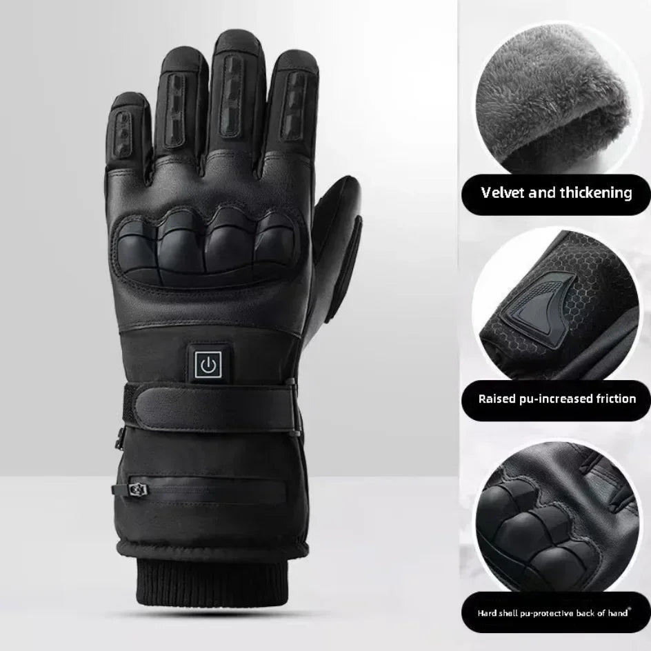 heated Tatical Glove Motorcycle Gloves Man Bicycle Supplies for You Automobiles and Motorcycles Bike Accessories Men's Cycling
