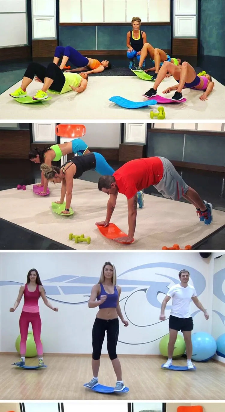 Fitness Twister Balance Board Trainer Aerobic Indoor Exercise Simply Fit Wobble Board Yoga Balance Home Fitness Board new