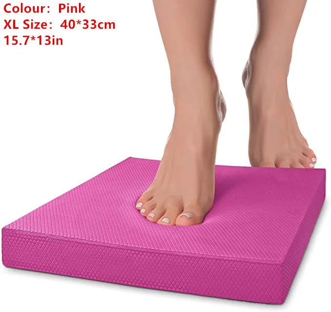 Soft Balance Pad TPE Yoga Mat Foam Exercise Pad Thick Balance Cushion Fitness Yoga Pilates Balance Board for Physical Therapy