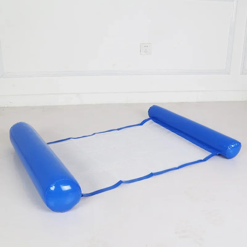 New Water Hammock Recliner Inflatable Floating Swimming Mattress Sea Swimming Ring Pool Party Toy Lounge Bed For Swimming