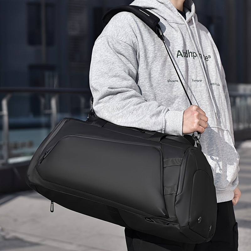 Portable Overnight Duffel Bag Unisex Sport Fitness Travel Gym Bags With Shoe Compartment Suit Case Travelling Bags backpack - Deni Sport Health