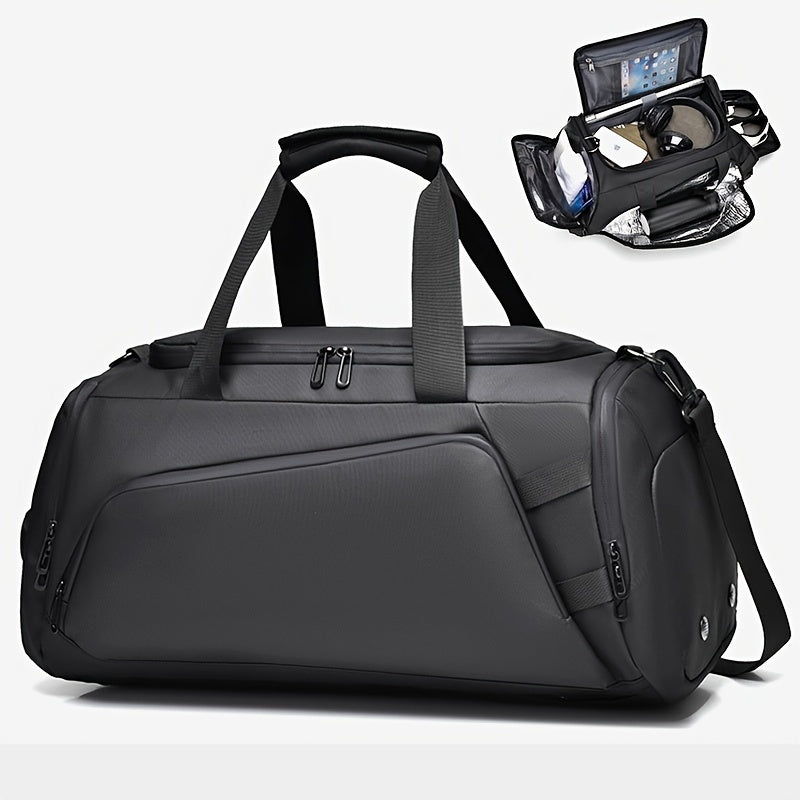 Portable Overnight Duffel Bag Unisex Sport Fitness Travel Gym Bags With Shoe Compartment Suit Case Travelling Bags backpack - Deni Sport Health