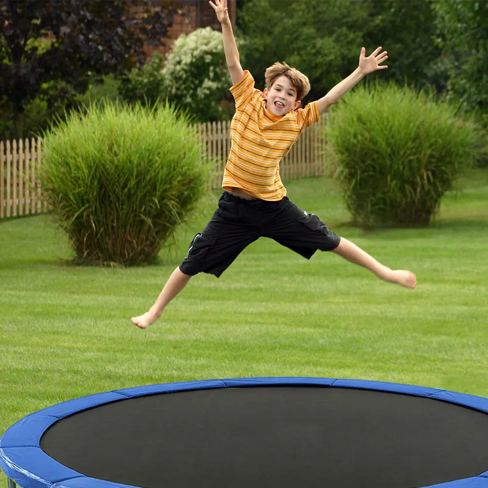 Waterproof Round Trampoline Replacement Safety Pad Spring Mat Cover Fits 6ft 8ft 12ft 14ft Frames Round Frame Cushion