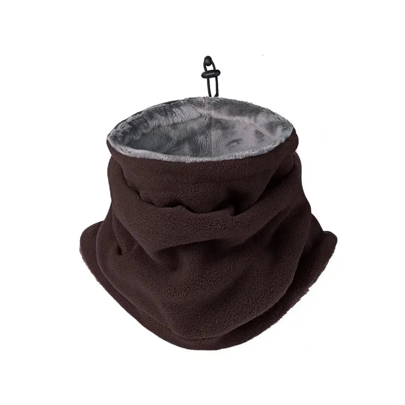 Winter Neck Warmer Thermal Fleece Ski Mask Thick Tube Gaiter Face Scarf Windproof Men Women Bandana Cycling Outdoor Headband