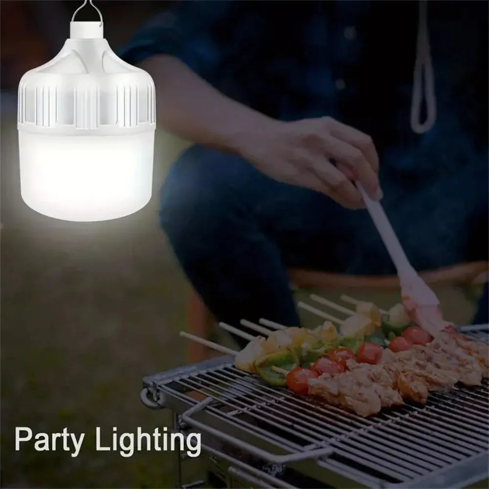 Usb Rechargeable Led Bulb Portable Camping Light Bulb Emergency Lighting Flashlight Lights Outdoor Picnics Hanging Tent Light