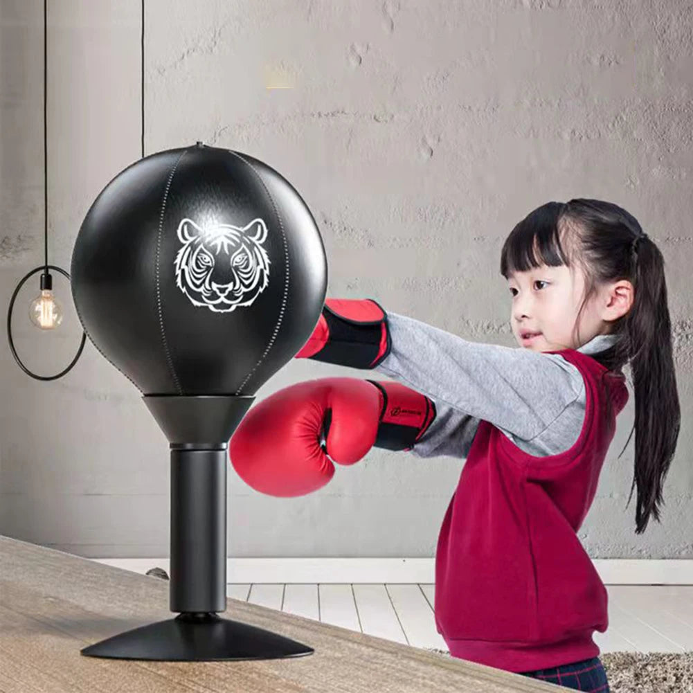 Desktop Punching Bag with Suction Cup Boxing Bag Free Standing Tabletop Boxing Punch Ball Funny Toys for Stress Relief Sandbag