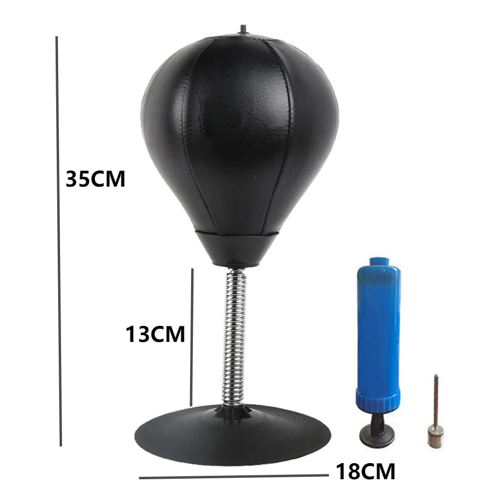 Desktop Punching Bag with Suction Cup Boxing Bag Free Standing Tabletop Boxing Punch Ball Funny Toys for Stress Relief Sandbag