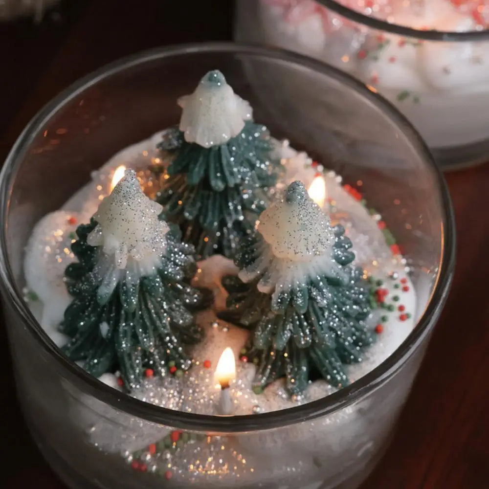 Christmas Tree Tea Candle Aromatherapy Tea Candle Decor For Christmas Meditation Yoga Relaxing Tealight Candle Seasonal Decor