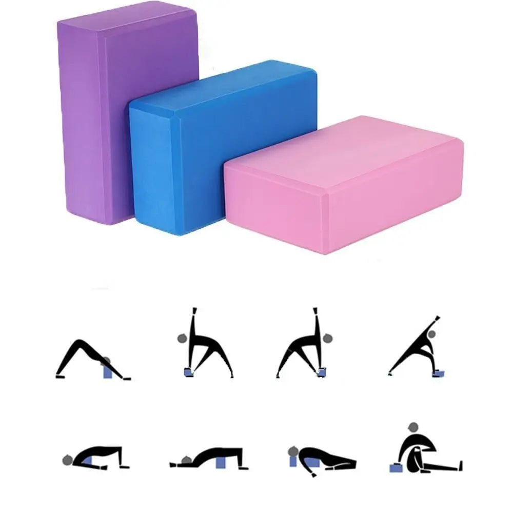 Non-Slip EVA Sports Stretching Body Shaping Fitness Equipment Gym Foam Exercise Pilates Yoga Block Brick