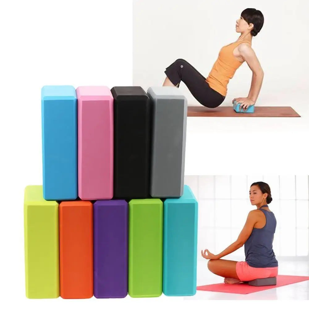 Non-Slip EVA Sports Stretching Body Shaping Fitness Equipment Gym Foam Exercise Pilates Yoga Block Brick